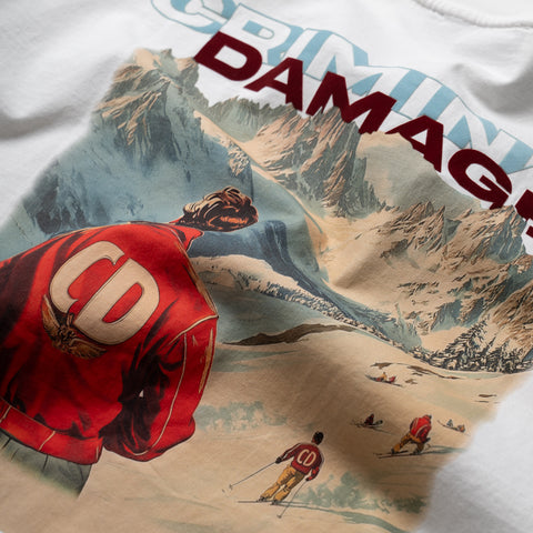 Criminal Damage Apres Ski Tee - Off White