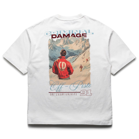 Criminal Damage Apres Ski Tee - Off White