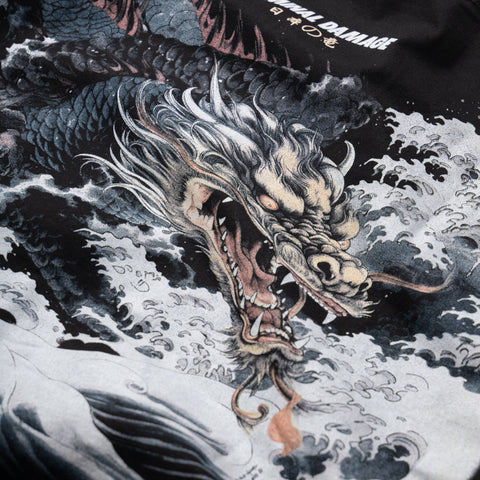 Criminal Damage Dragon Wave Tee - Black