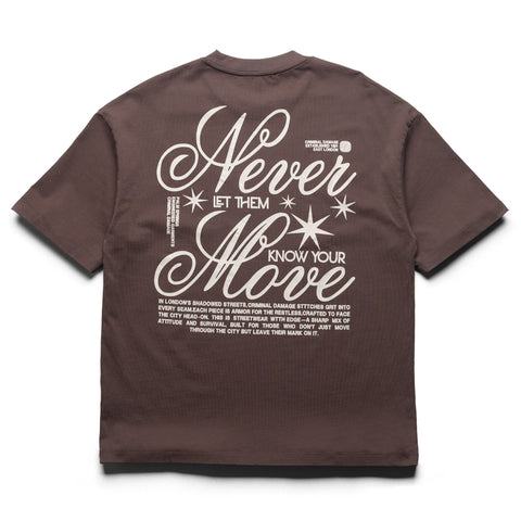 Criminal Damage Next Movement Tee - Chocolate