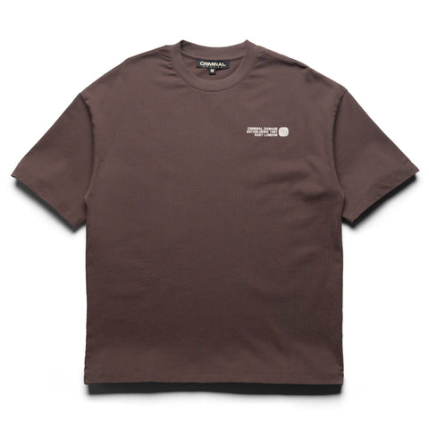 Criminal Damage Next Movement Tee - Chocolate