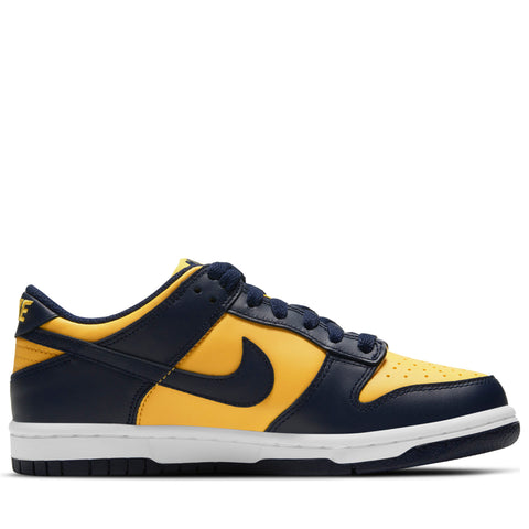 Nike Dunk Low Retro 'Michigan' (GS) - Varsity Maize/Midnight Navy