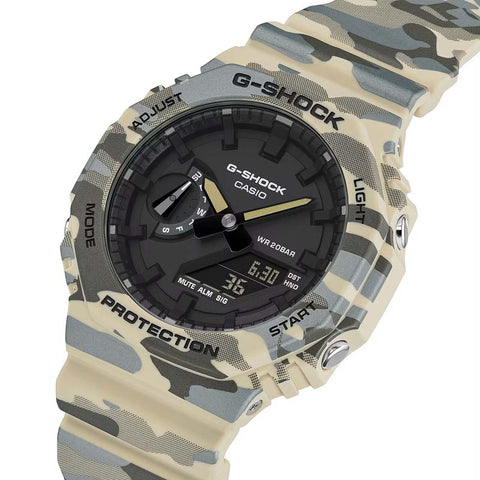 Casio G-Shock 2100 Series Analog-Digital Watch - Camo