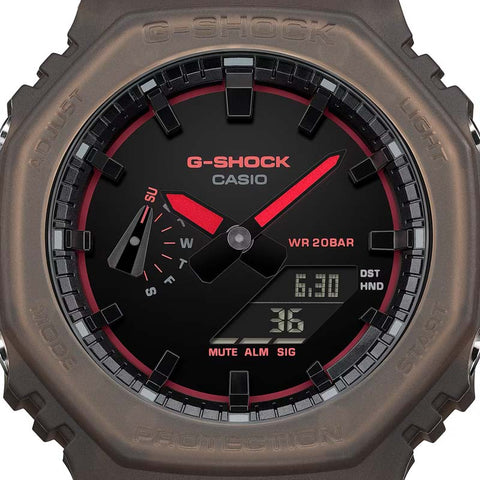 Casio G-Shock 2100 Series Analog-Digital Watch - Brown