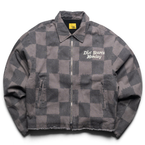Diet Starts Monday Dylan Jacket - Checkered Grey