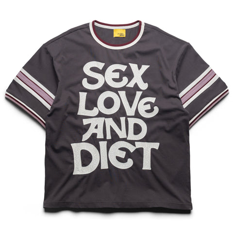 Diet Starts Monday SL&D Athletic Tee - Vintage Black/Dusty Rose