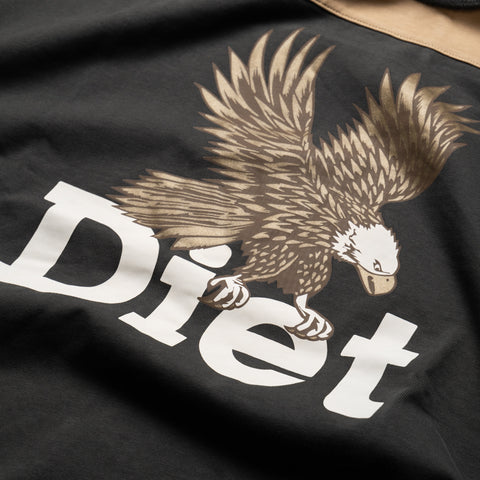 Diet Starts Monday Eagle Yoke Tee - Tan/Vintage Black