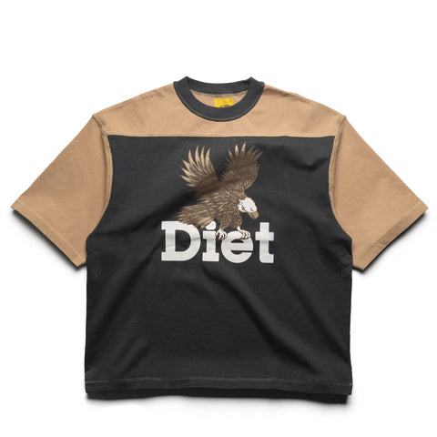 Diet Starts Monday Eagle Yoke Tee - Tan/Vintage Black