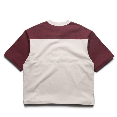 Diet Starts Monday Eagle Yoke Tee - Maroon/Antique White