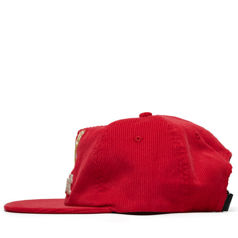 Diet Starts Monday Eagle Corduroy Hat - Red