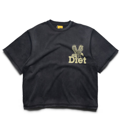 Diet Starts Monday Winged Eagle Tee - Vintage Black