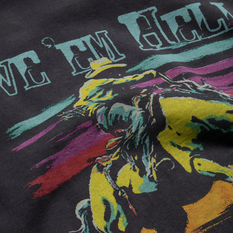 Diet Starts Monday Give Em Hell Tee - Vintage Black