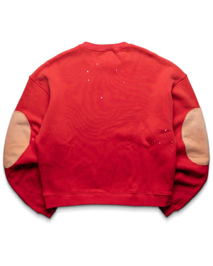 Diet Starts Monday Beaded Cowboy Crewneck - Red - back