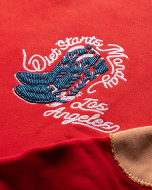 Diet Starts Monday Beaded Cowboy Crewneck - Red - detail
