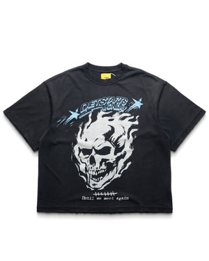 Diet Starts Monday Ghost Rider Tee - Vintage Black - front
