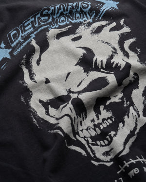 Diet Starts Monday Ghost Rider Tee - Vintage Black - detail