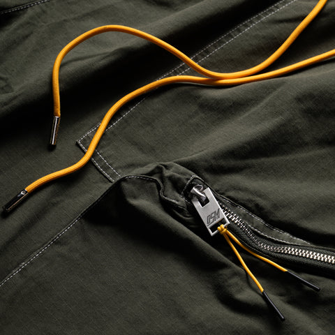 Diet Starts Monday Contrast Cargo Pants - Olive