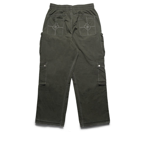 Diet Starts Monday Contrast Cargo Pants - Olive