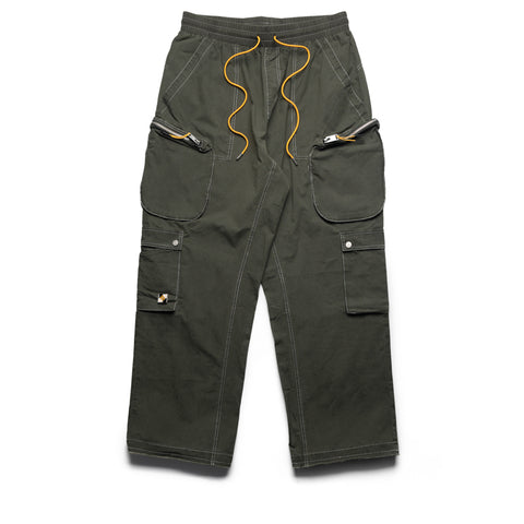 Diet Starts Monday Contrast Cargo Pants - Olive