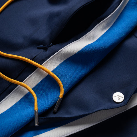 Diet Starts Monday Striped Snap Pants - Navy/Blue