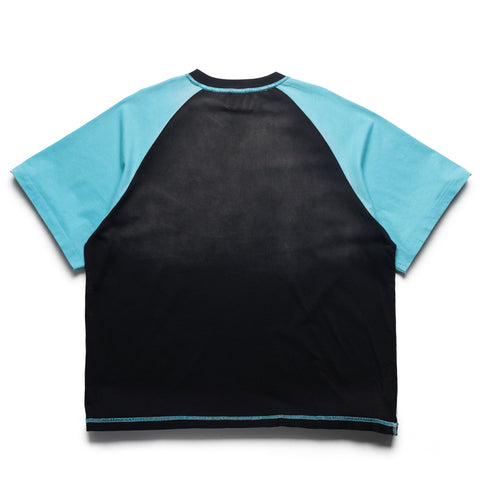 Diet Starts Monday DSM Eagle Raglan Tee - Black/Blue