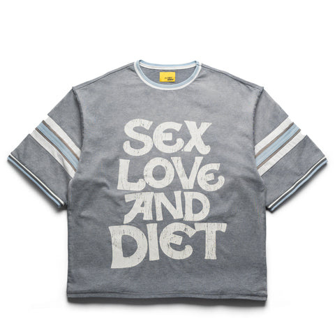 Diet Starts Monday SL&D Athletic Tee - Heather Grey/Blue