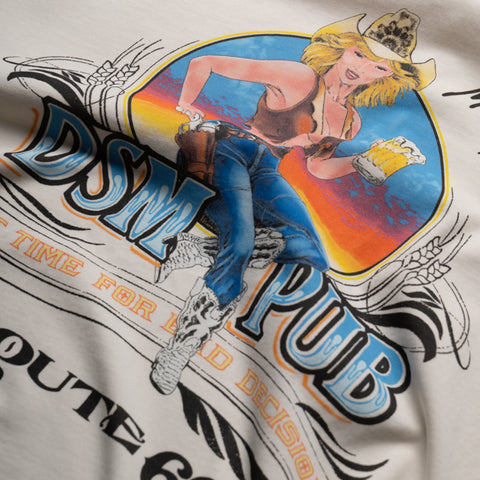 Diet Starts Monday Pub Tee - Antique Whtie