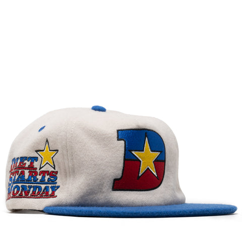Diet Starts Monday Supercross Hat - Natural/Blue