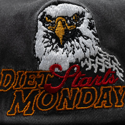Diet Starts Monday Eagle Hat - Black