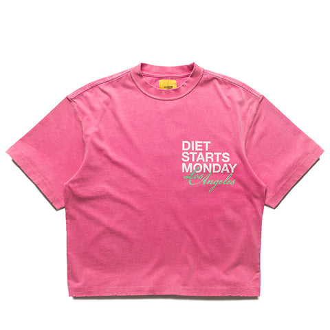 Diet Starts Monday DSMLA Tee - Pink/Green