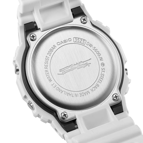Joshua Vides x Casio G-Shock 5600 Series Digital Watch - White/Black