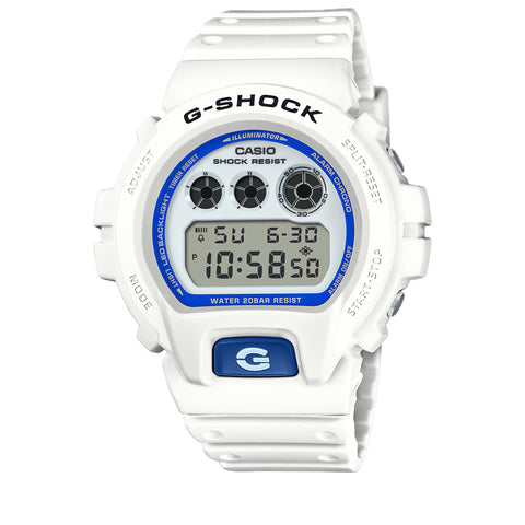 Casio G-Shock 6900 Series Digital Watch - White/Blue