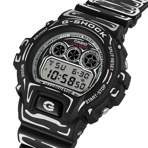 Joshua Vides x Casio G-Shock 6900 Series Digital Watch - Black/White