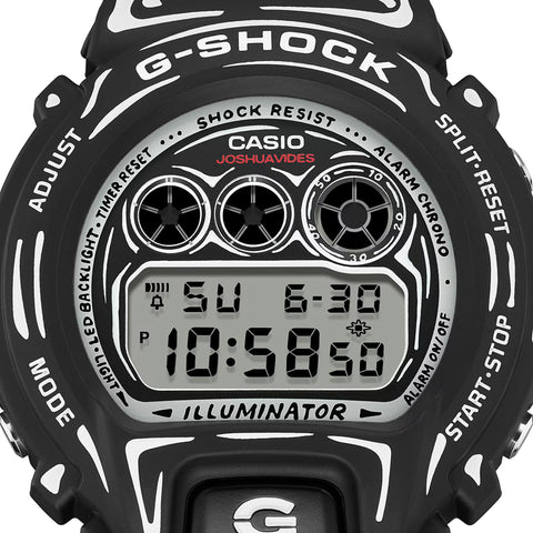 Joshua Vides x Casio G-Shock 6900 Series Digital Watch - Black/White