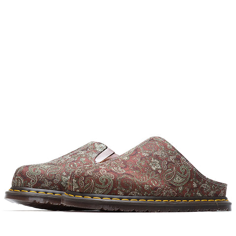 Dr. Martens San Mule - Russet Red/Multi Paisley Jacquard