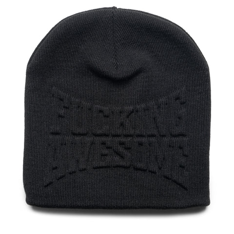 Fucking Awesome KO Embossed Beanie - Black