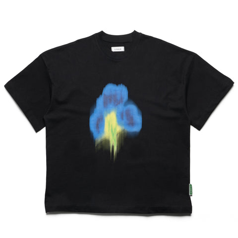 Flaneur Blurred Flower Tee - Black