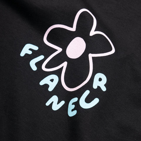 Flaneur Blossom Tee - Black