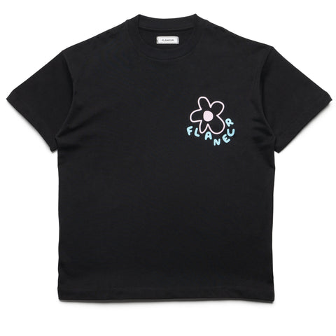 Flaneur Blossom Tee - Black