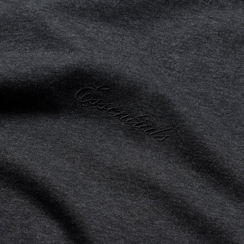 Fear Of God Essentials Embroidered Tee - Vintage Black