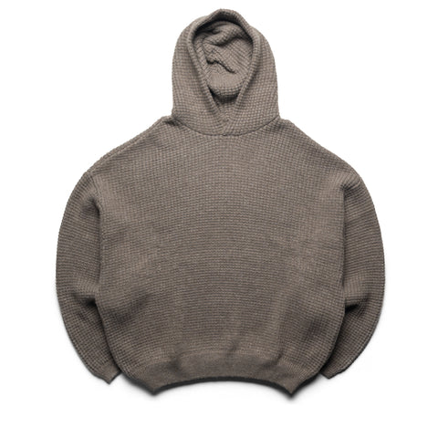 Fear Of God Essentials Heavy Waffle 90's Hoodie - Homestead Heather