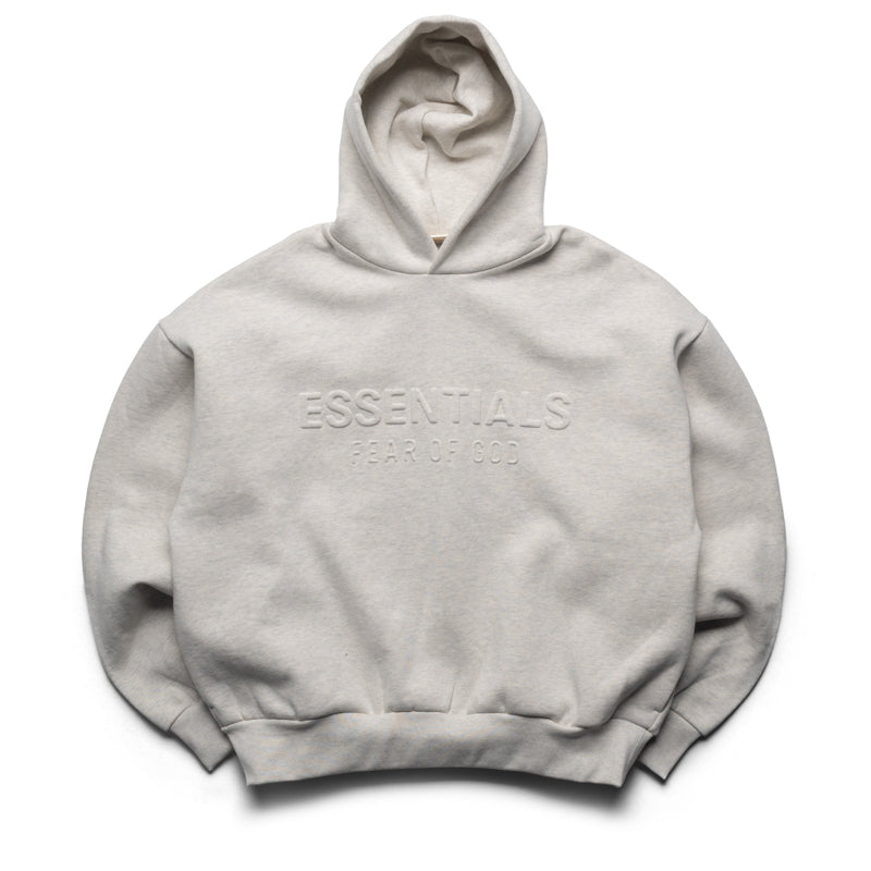 N*h様 ESSENTIALS FEAR OF GOD グレー パーカー S Fear of God Essentials Fleece Hoodie Light Heather Gray Men's