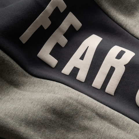 Fear Of God Essentials Paneled Raw Cut Off Sweatpants - Seal Heather/Iron Grey