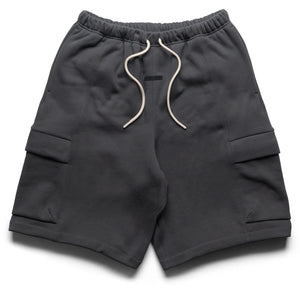 Fear Of God Essentials Fleece Cargo Basketball Shorts - Iron Grey