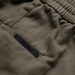 Fear Of God Essentials Cotton Twill Relaxed Drawstring Shorts - Moss