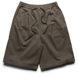 Fear Of God Essentials Cotton Twill Relaxed Drawstring Shorts - Moss