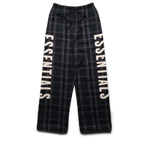 Fear Of God Essentials Flannel Lounge Pants - Vintage Black Plaid