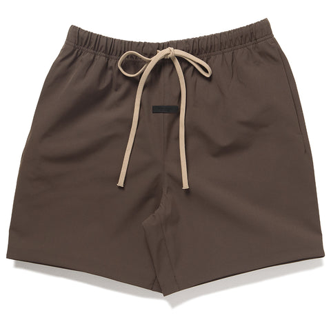 Fear Of God Essentials Bonded Nylon Soccer Short - Brown