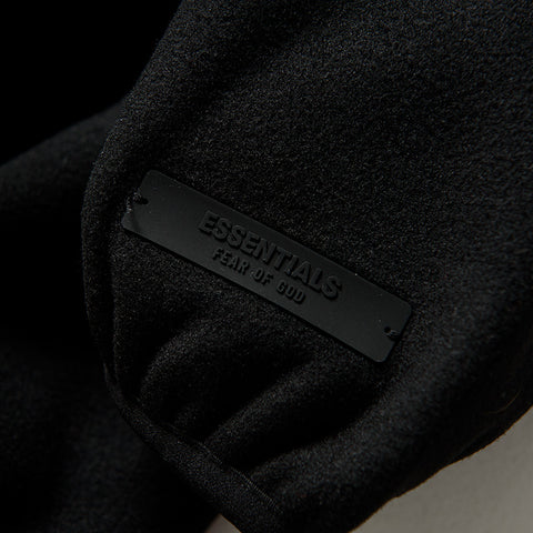 Fear Of God Essentials Brushed Hoodie - Black