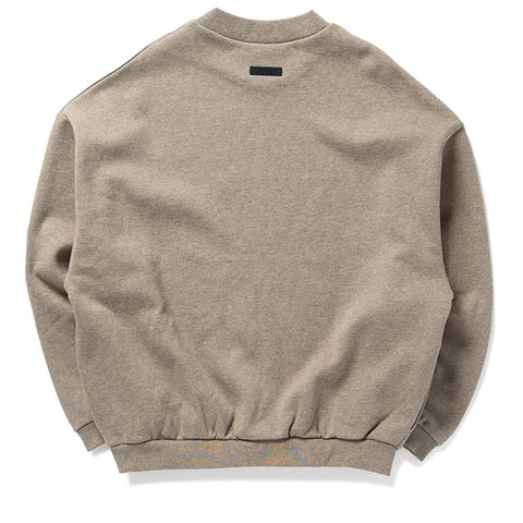 Fear Of God Essentials Fleece Crewneck - Heather Gray